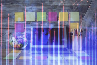 Çizelgeye, finansal bilgilere ve bilgisayar geçmişi olan çalışma alanına iki kez maruz kalmış. Uluslararası çevrimiçi ticaret kavramı.