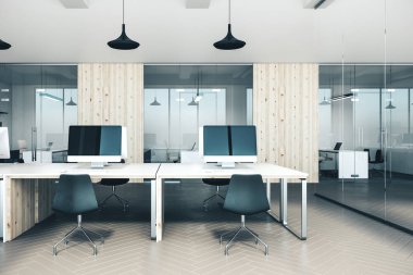 Ofis iç coworking minimalist