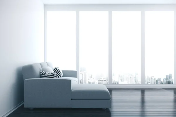 Cozy living room interior with sofa — Stock Photo, Image