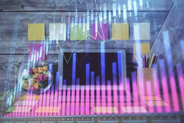 Çizelgeye, finansal bilgilere ve bilgisayar geçmişi olan çalışma alanına iki kez maruz kalmış. Uluslararası çevrimiçi ticaret kavramı.