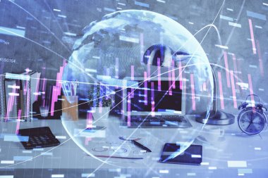 Çok sayıda şemaya, finansal bilgilere ve bilgisayar geçmişi olan çalışma alanına maruz kalmış. Uluslararası çevrimiçi ticaret kavramı.