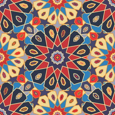 Arabesk seamless modeli düzenlenebilir vektör dosyası