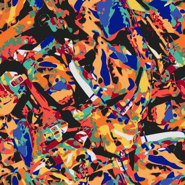 Sanatsal olarak renkli, etnik bir model. El yapımı, etnik, çiçekli, retro, karalama, vektör, zentangle kabile tasarımı elementi. Boyama kitabı için desen.