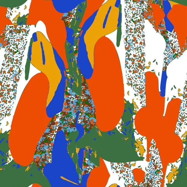 Renkli geometrik fayans arkaplanı. Memphis tarzı. Etnik geleneksel. Tekstil, kumaş, giysi, erkek ve kız çocuklarının parmak izlerini basmak için uygun soyut vektör deseni. Sanat