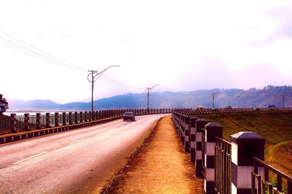 Vackra landskap, Umiam, Shillong, East Khasi kullar, Meghalay — Stockfoto