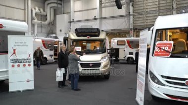 Çoğu kamyonet ve karavan Show'da karavanlar. Bir büyük fuar lüks kamyonet ve karavan, karavan, otomobil ve Turizm Ticaret Merkezi'ne Messukeskus 