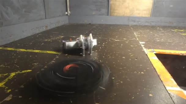 Slag van Rc robots — Stockvideo