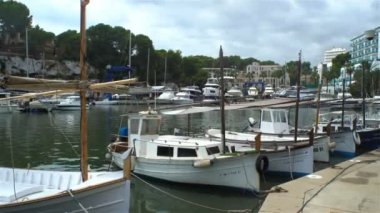 Mayorka Porto Cristo marina port Manacor Mallorca, İspanya