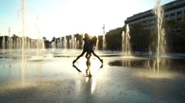 Central Nice, Promenade du Paillon Fountain