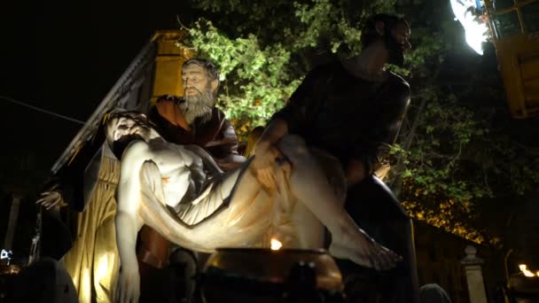 Semaine de Pâques catholique Parade en Espagne — Video