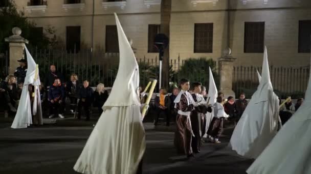 Settimana cattolica di Pasqua Sfilata in Spagna — Video Stock