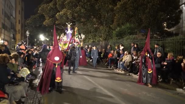 Settimana cattolica di Pasqua Sfilata in Spagna — Video Stock