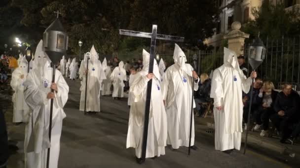 Semaine de Pâques catholique Parade en Espagne — Video