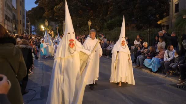天主教东周游行在西班牙 — 图库视频影像