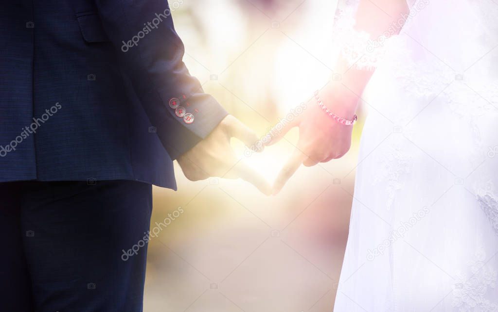 Wedding Photography Husband and wife, newlyweds