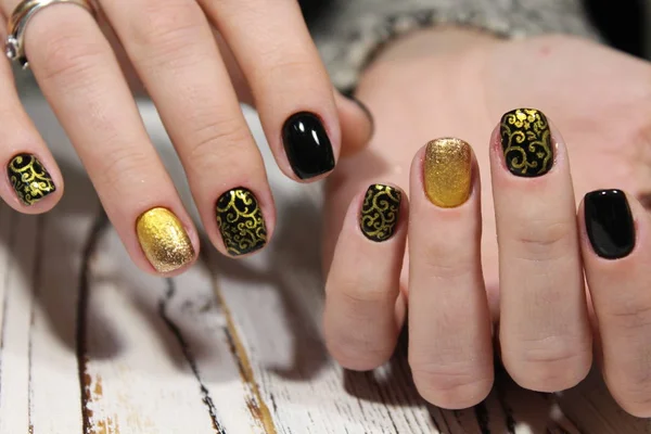 Fashion nails design manicure — Stock Photo, Image