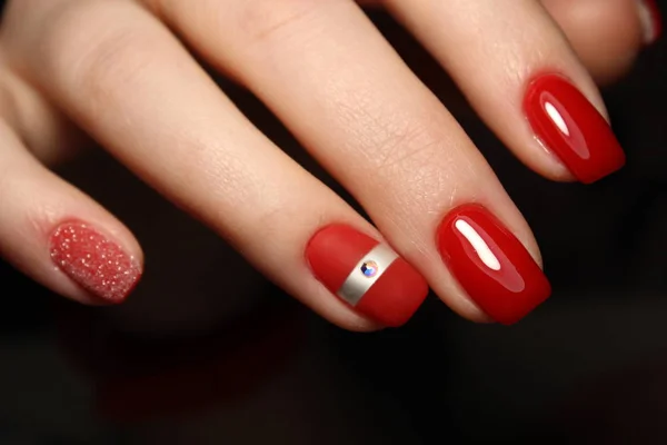 Geweldige natuurlijke nagels. — Stockfoto