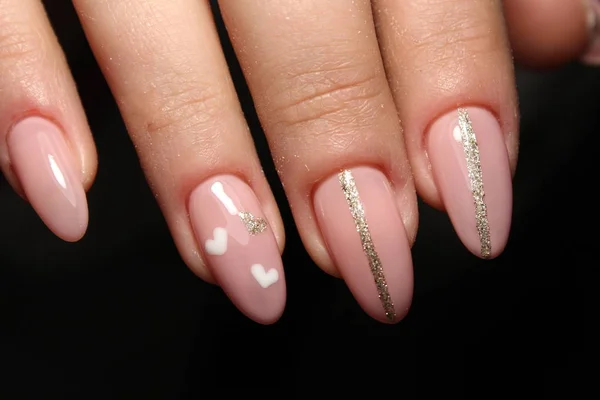 Geweldige natuurlijke nagels. — Stockfoto