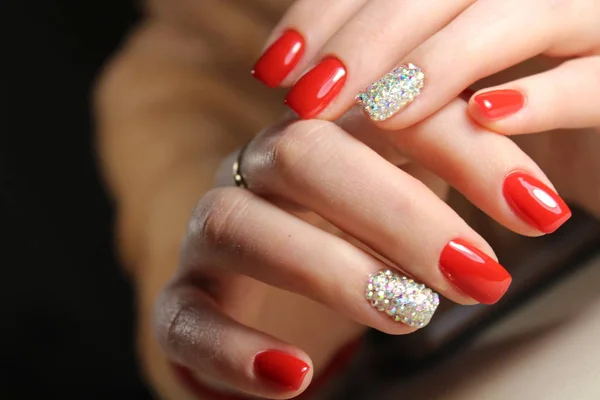 Fashion nails design, manicure — Stockfoto