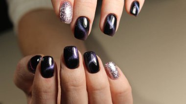 Seksi manikür tasarım.