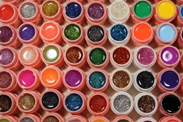 Φωτεινά χρώματα για τα νύχια — Φωτογραφία Αρχείου