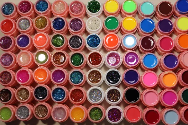Krásný barevný Gel lak — Stock fotografie