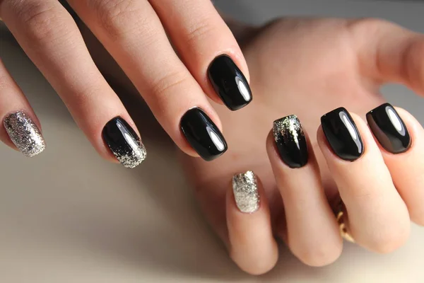 Trendy design van manicure — Stockfoto