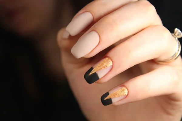 Manicure paznokcie design — Zdjęcie stockowe