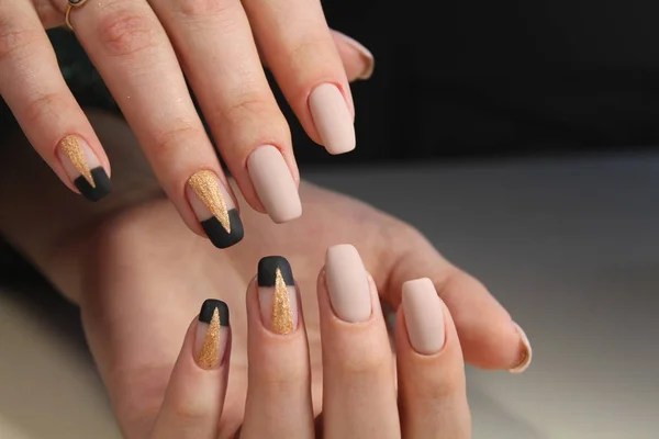 Design luminoso e colorato della manicure — Foto Stock