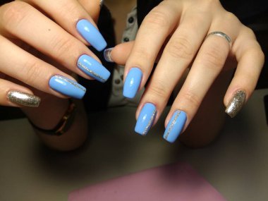 Noel çivi sanatı manikür