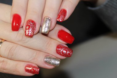 Moda tasarım manikür çivi