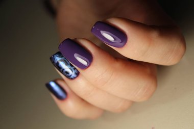 Moda tasarım manikür çivi