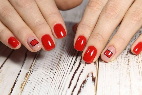 Fashion nails design, manicure — Stockfoto