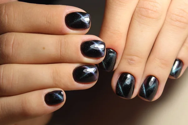 Mooie Nail Art Manicure — Stockfoto