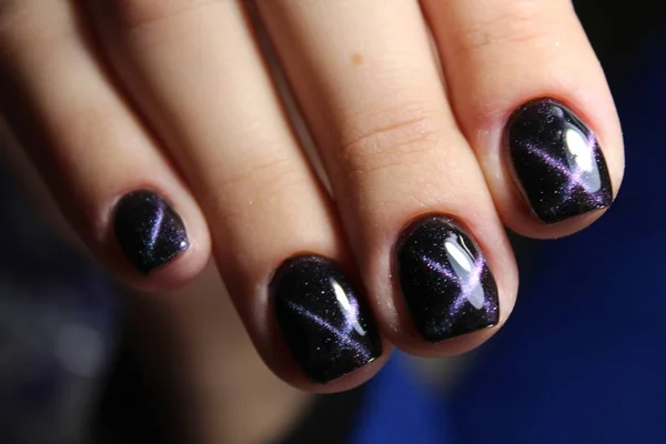 Vackra Nail Art manikyr — Stockfoto