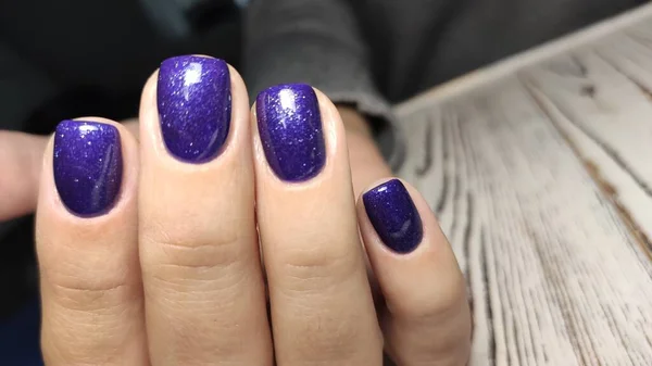 Glamorous luxurious crocodile manicure. Design glamorous nails — 스톡 사진
