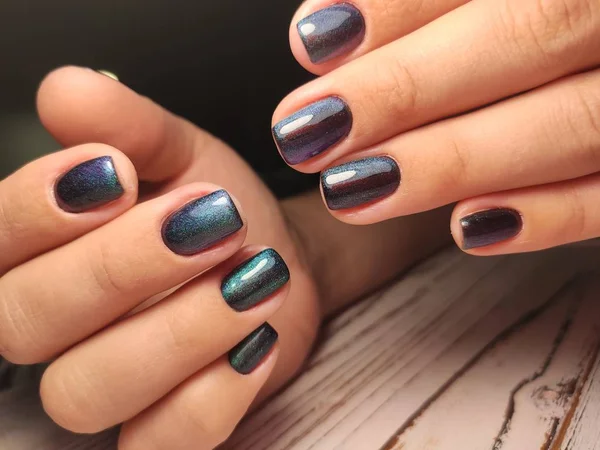 Moda manicure design na piękne tekstury — Zdjęcie stockowe