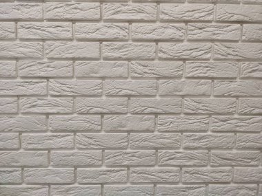 Kırsal odada beyaz tuğla duvar arkaplanı