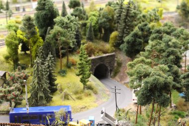 Küçük boyutlu oyuncak şehir, çok güzel