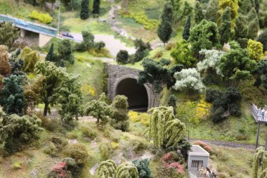 Küçük boyutlu oyuncak şehir, çok güzel