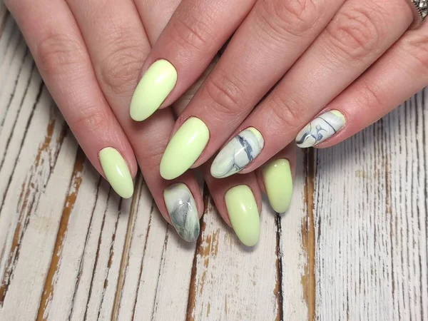 Manicured nails Nail Polish art design. Nail Polish. Beauty hands.