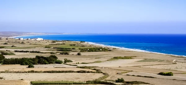 Wunderschöne Landschaft der Küste und der Plantagen — Stockfoto