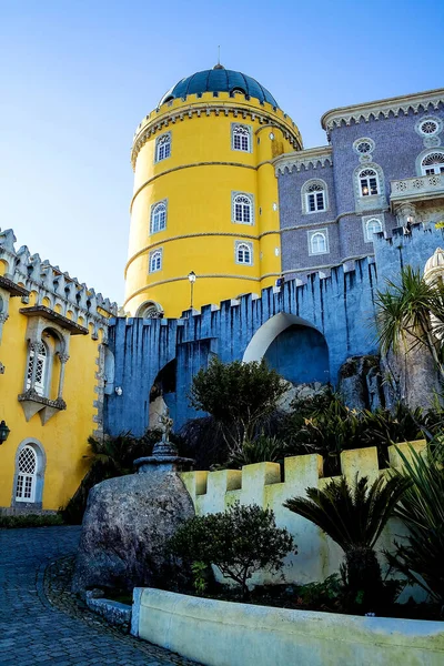 Pena Ulusal Sarayı Sintra Portekiz Palacio Nacional Pena — Stok fotoğraf