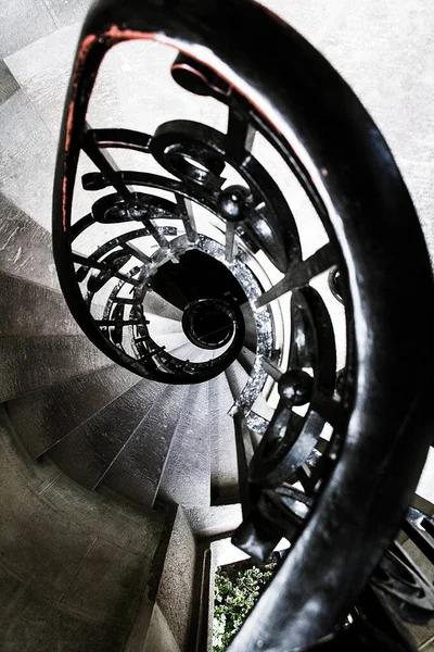 Schönes Bild Einer Wendeltreppe Blick Von Oben Sintra Portugal — Stockfoto