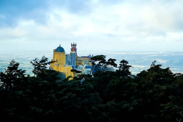 Pena Ulusal Sarayı Sintra Portekiz Palacio Nacional Pena — Stok fotoğraf