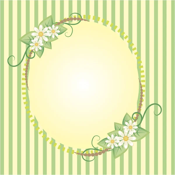 Yeşil bahar çerçeve 