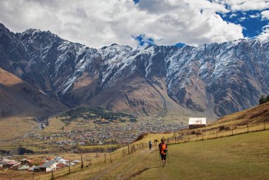 Kazbegi bölge Georgia