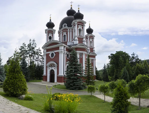 Födelsekyrkan Guds Moder Curchi Kloster Moldavien — Stockfoto