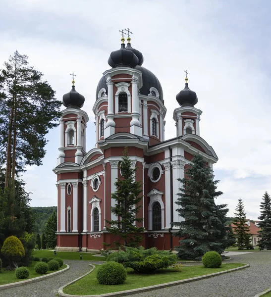 Catedral Ortodoxa Monasterio Curchi República Moldavia — Foto de Stock