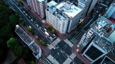 Tokyo sokaklarının zaman aşımına uğramış videosu Mayıs 2016 akşamı 